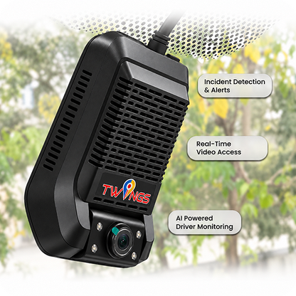 Vision 3CH AI GPS Dash Cam (Front + Cabin + Rear)