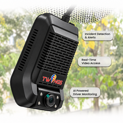 Vision 2CH AI GPS Dash Cam (Front + Cabin)