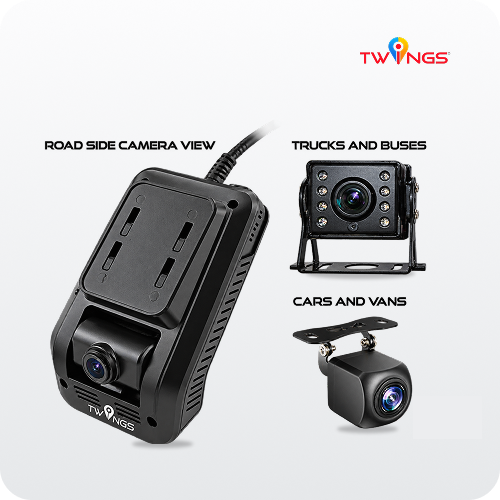 Vision 2CH GPS Dash Cam (Front + Rear)