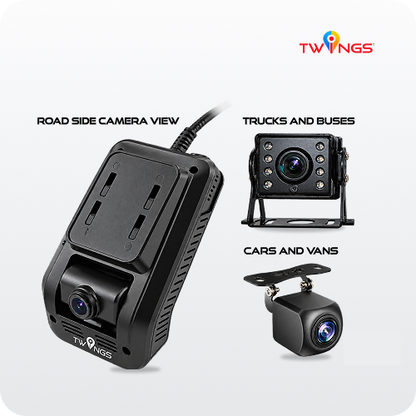 Vision 2CH GPS Dash Cam (Front + Rear)