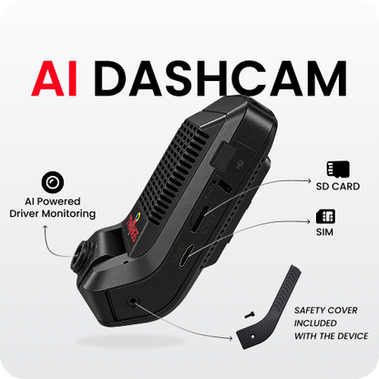 Vision 3CH AI GPS Dash Cam (Front + Cabin + Rear)