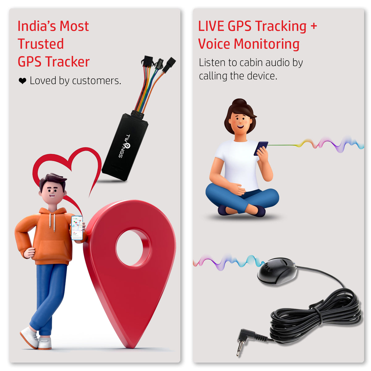 TWINGS Go Voice GPS Tracker