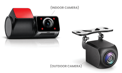 TWINGS - Three Channel AI Dashcam (4G)