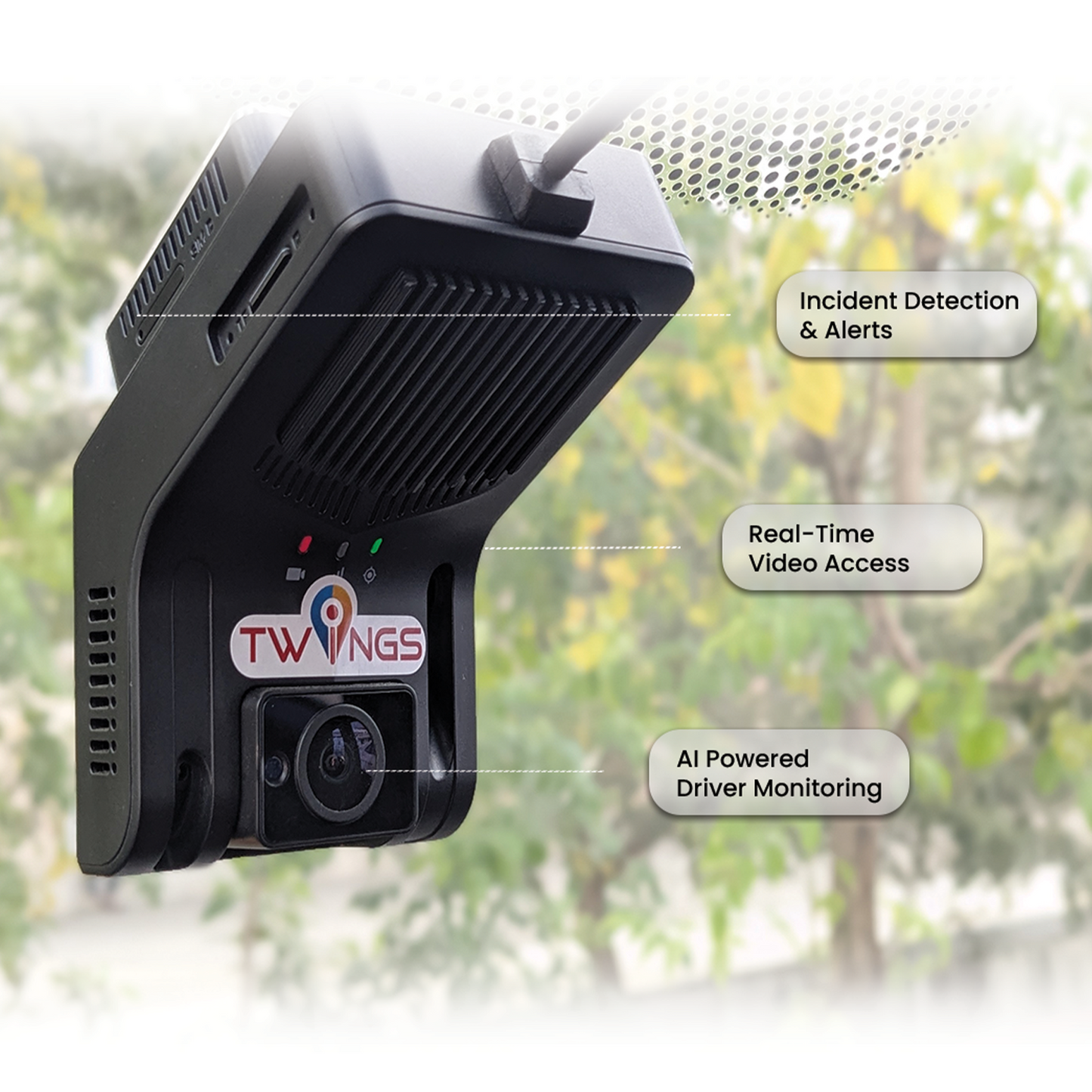 TWINGS - Two Channel AI Dashcam (4G)