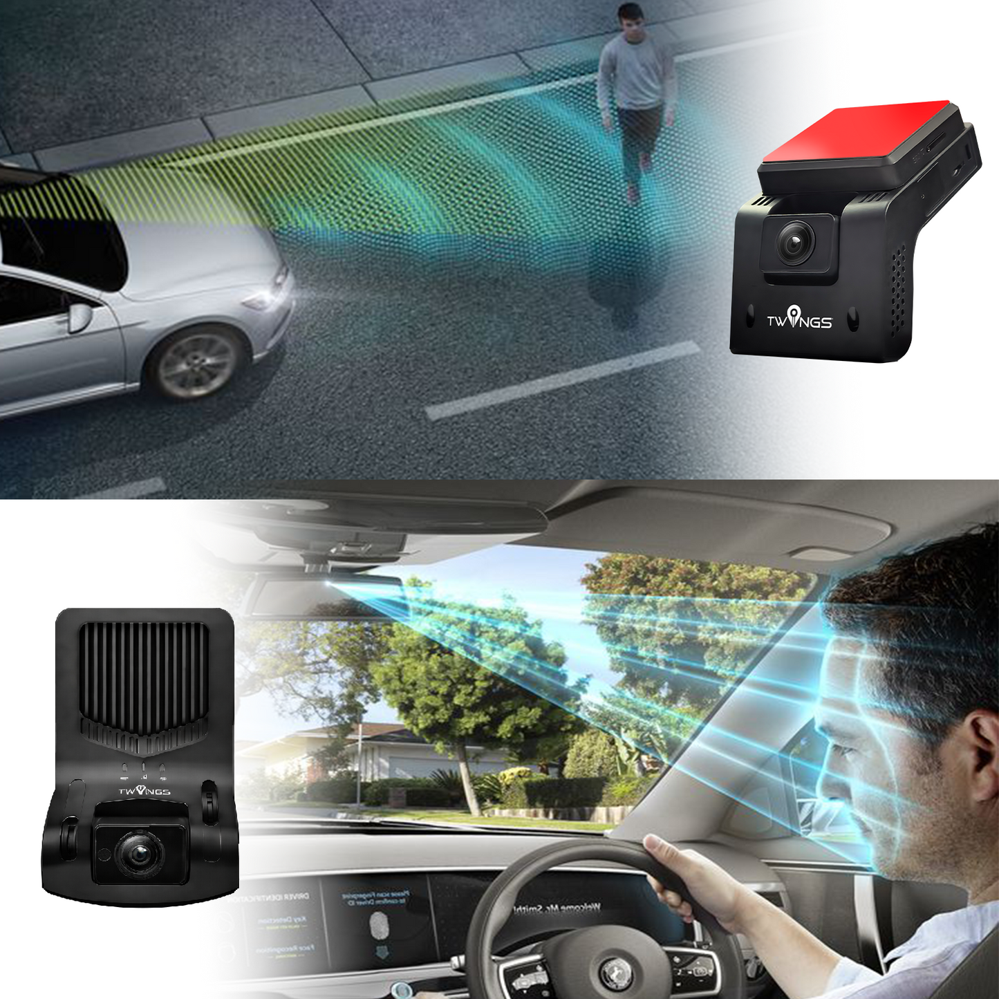 TWINGS - Two Channel AI Dashcam (4G)